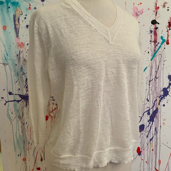J. Crew Sheer Linen Sweater - Picture 8 of 8